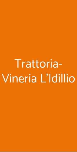 Trattoria-vineria L'idillio, Roma