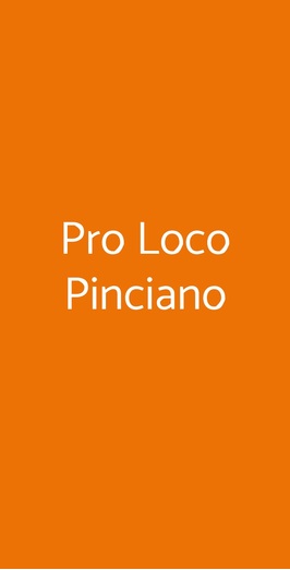Pro Loco Pinciano, Roma