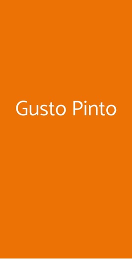 Gusto Pinto, Roma