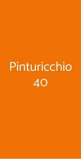 Pinturicchio 40, Roma