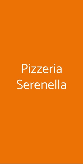 Pizzeria Serenella, Roma