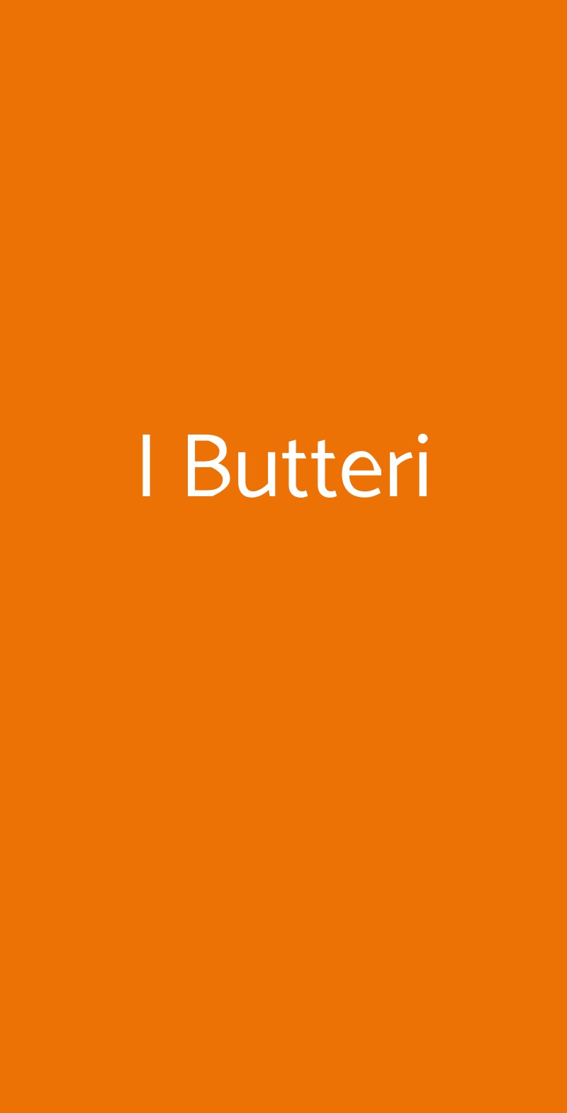 I Butteri Roma menù 1 pagina
