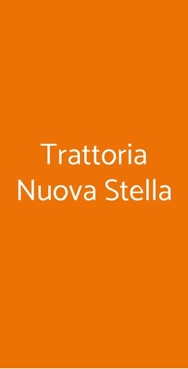Trattoria Nuova Stella, Roma