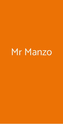 Mr Manzo, Roma