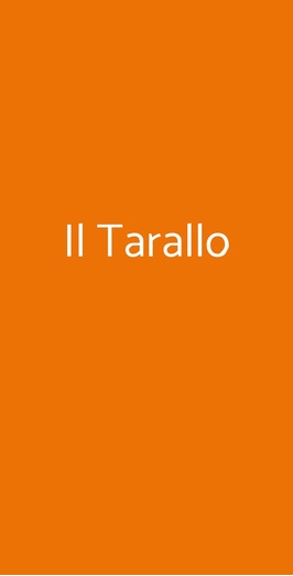 Il Tarallo, Roma