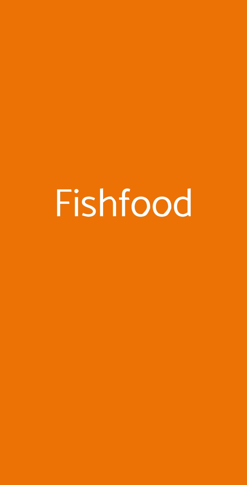 Fishfood Roma menù 1 pagina