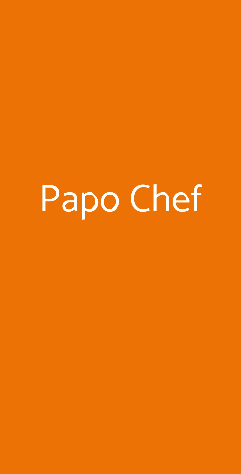 Papo Chef, Roma