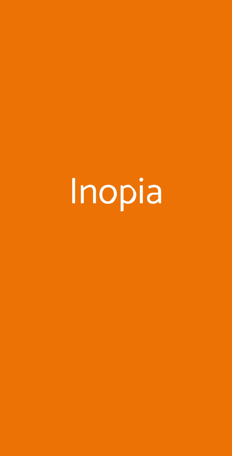Inopia Roma menù 1 pagina