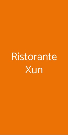Ristorante Xun, Roma