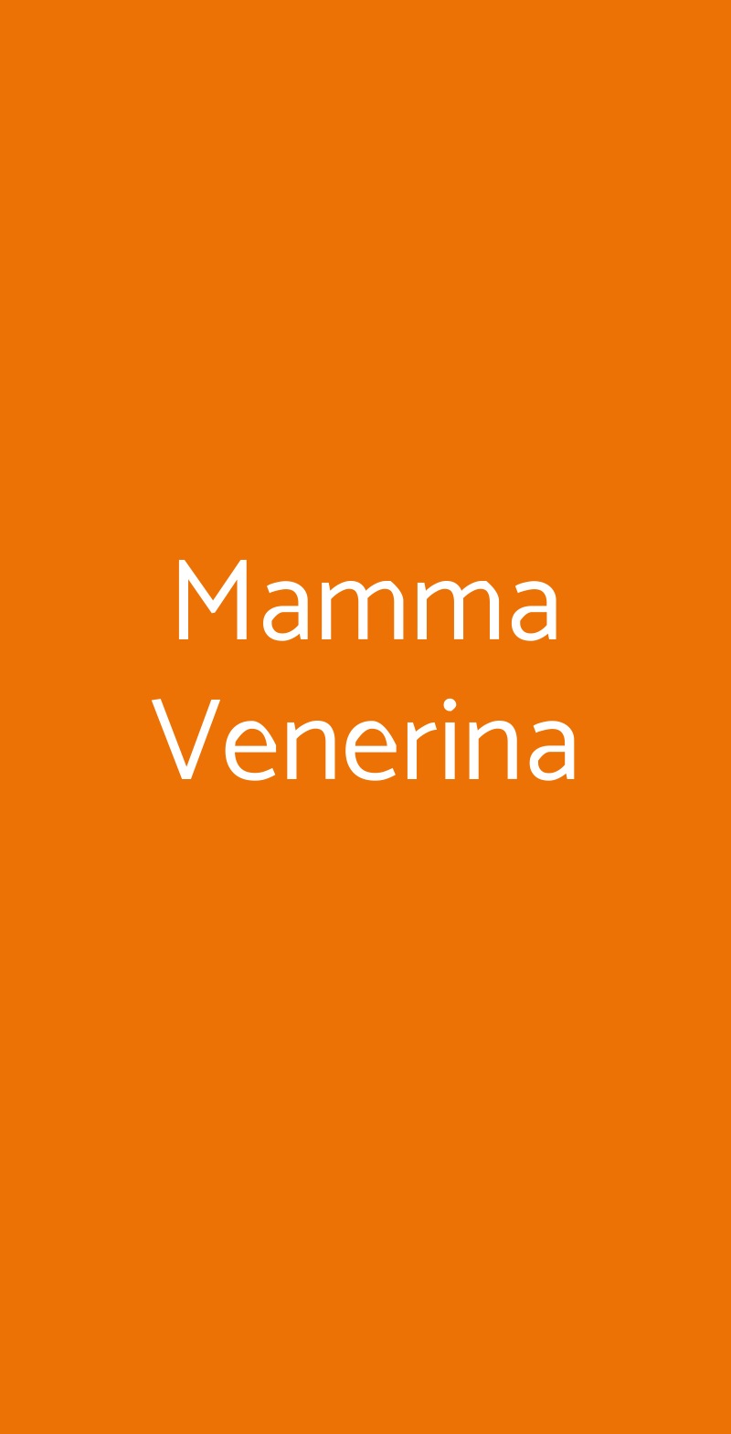 Mamma Venerina, Roma