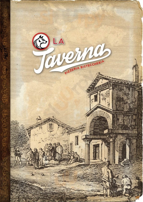 La Taverna Roma menù 1 pagina