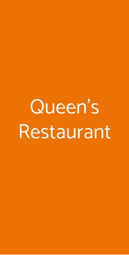 Queen's Restaurant, Roma