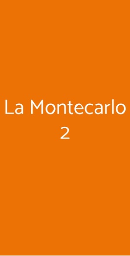 La Montecarlo 2, Roma