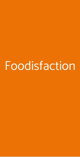 Foodisfaction, Roma