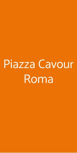Piazza Cavour Roma, Roma