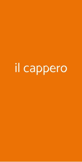 Il Cappero, Roma