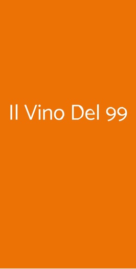 Il Vino Del 99, Roma