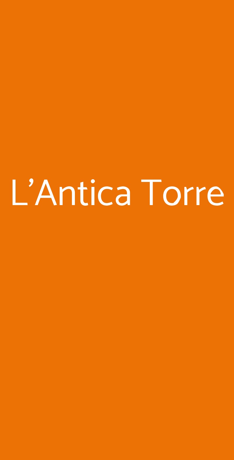 L'antica Torre, Roma