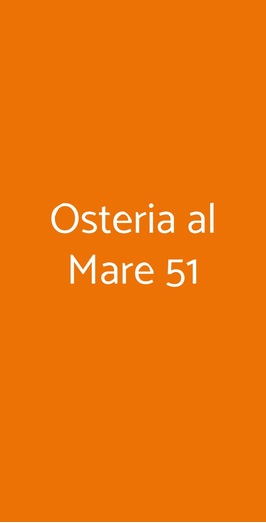Osteria Al Mare 51