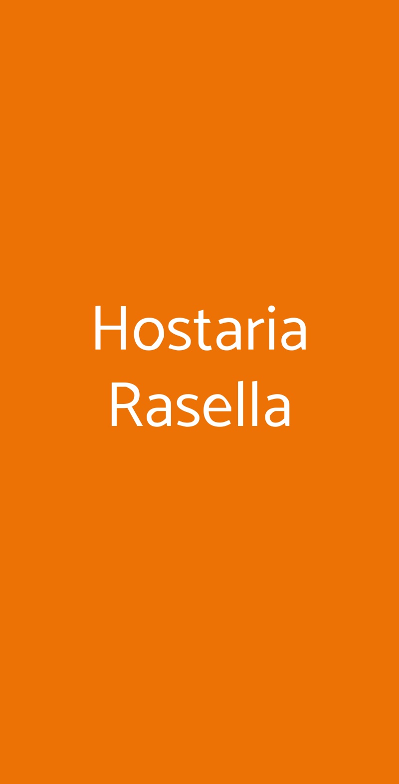 Hostaria Rasella Roma menù 1 pagina