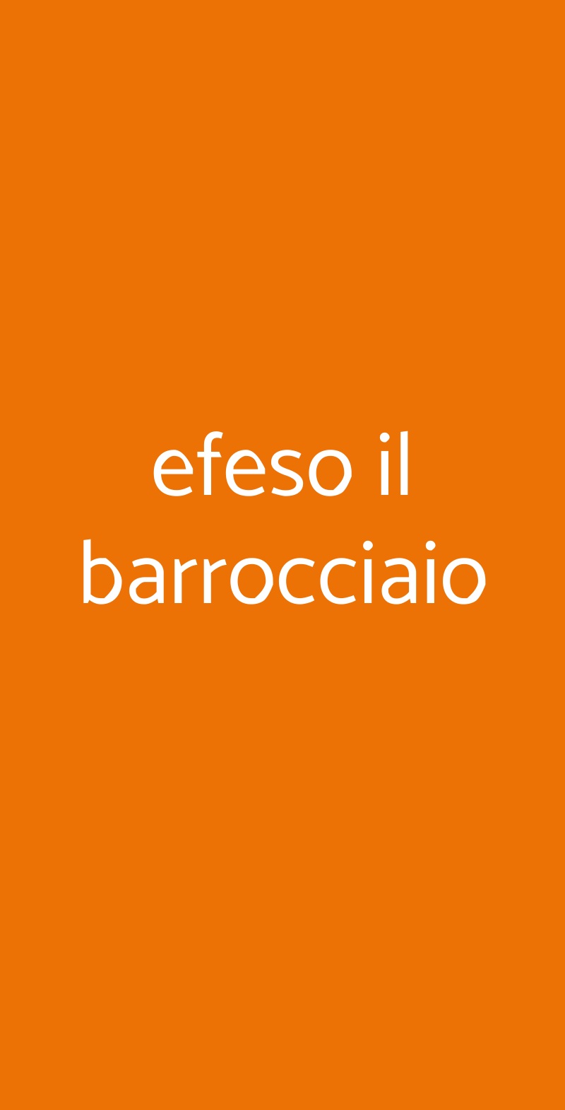 efeso il barrocciaio Roma menù 1 pagina