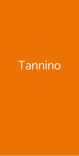 Tannino, Roma