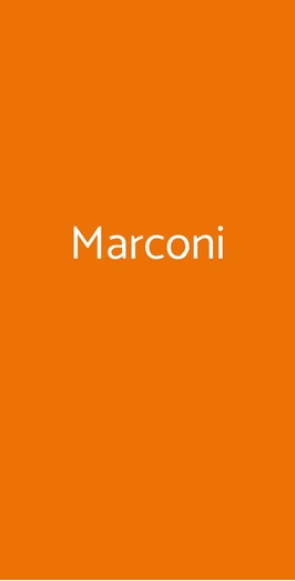 Marconi, Roma