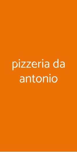 Pizzeria Da Antonio, Roma