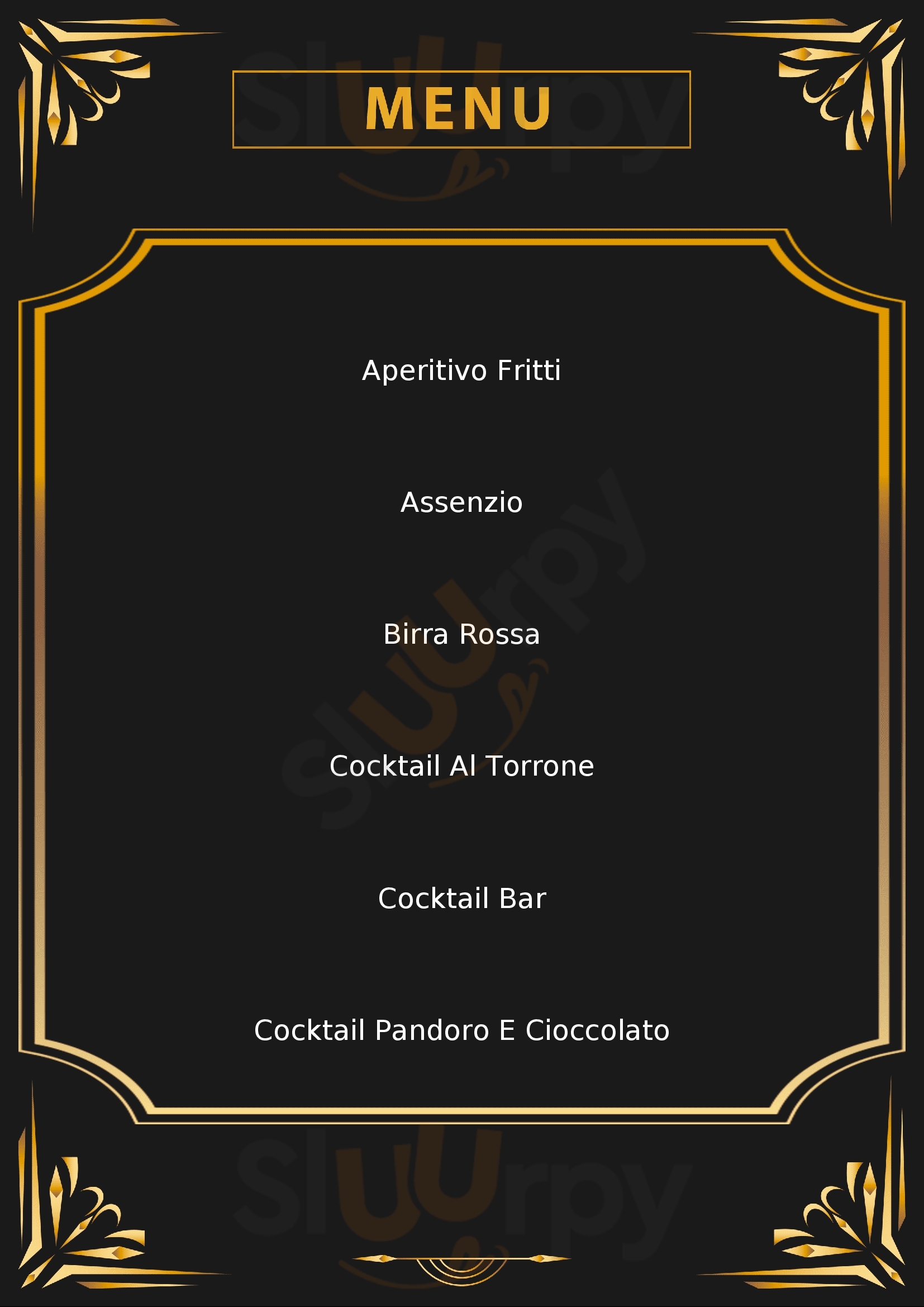 Why Not Pub & WIne Bar Roma menù 1 pagina