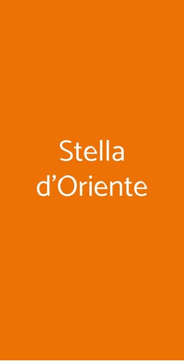 Stella D'oriente, Roma