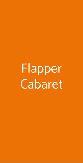 Flapper Cabaret