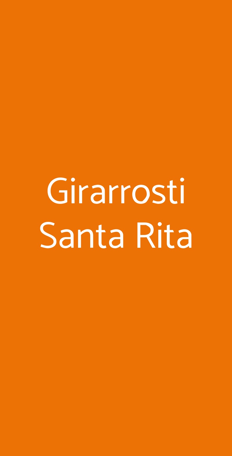 Girarrosti Santa Rita Milano menù 1 pagina