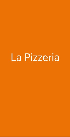 La Pizzeria