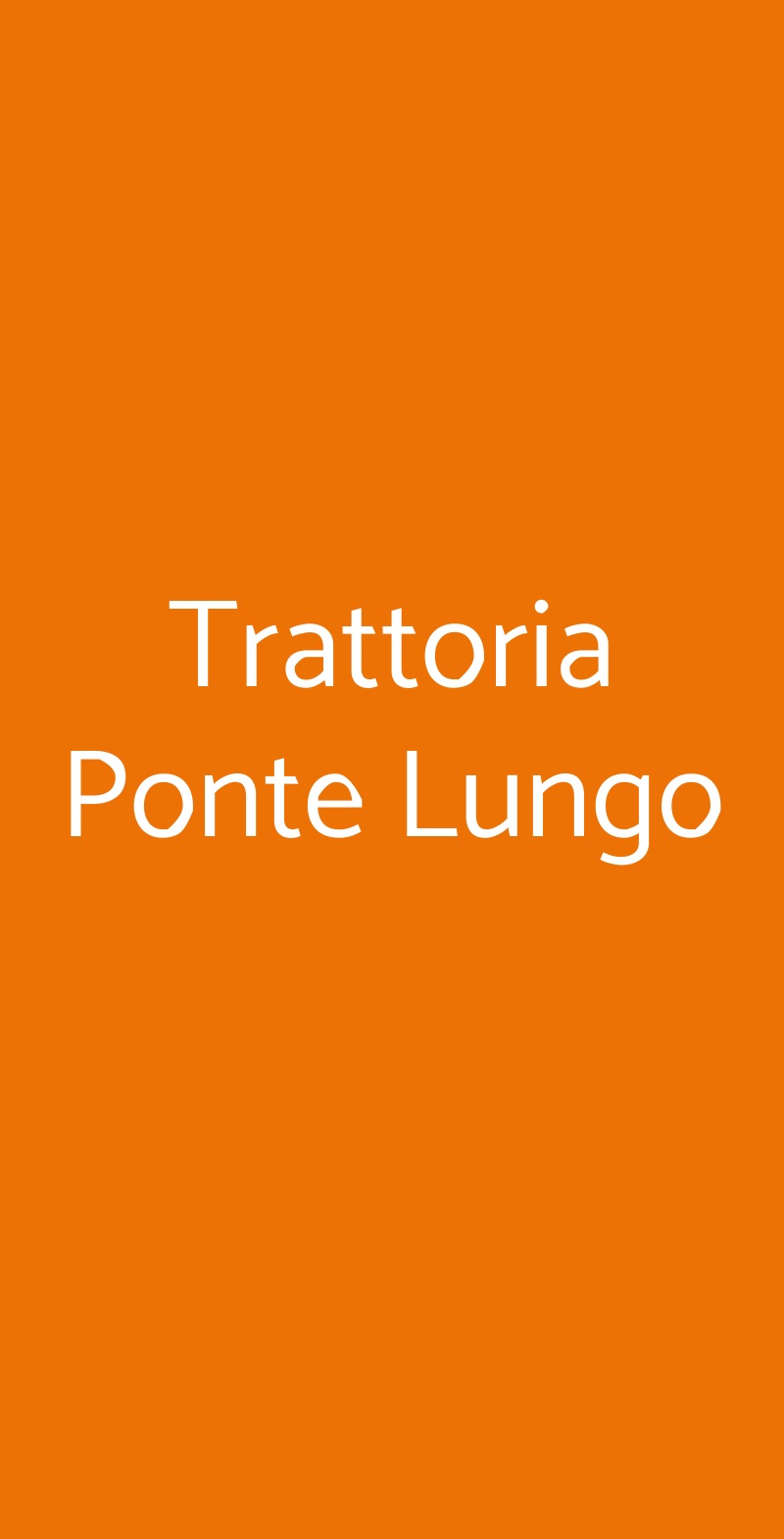 Trattoria Ponte Lungo, Roma