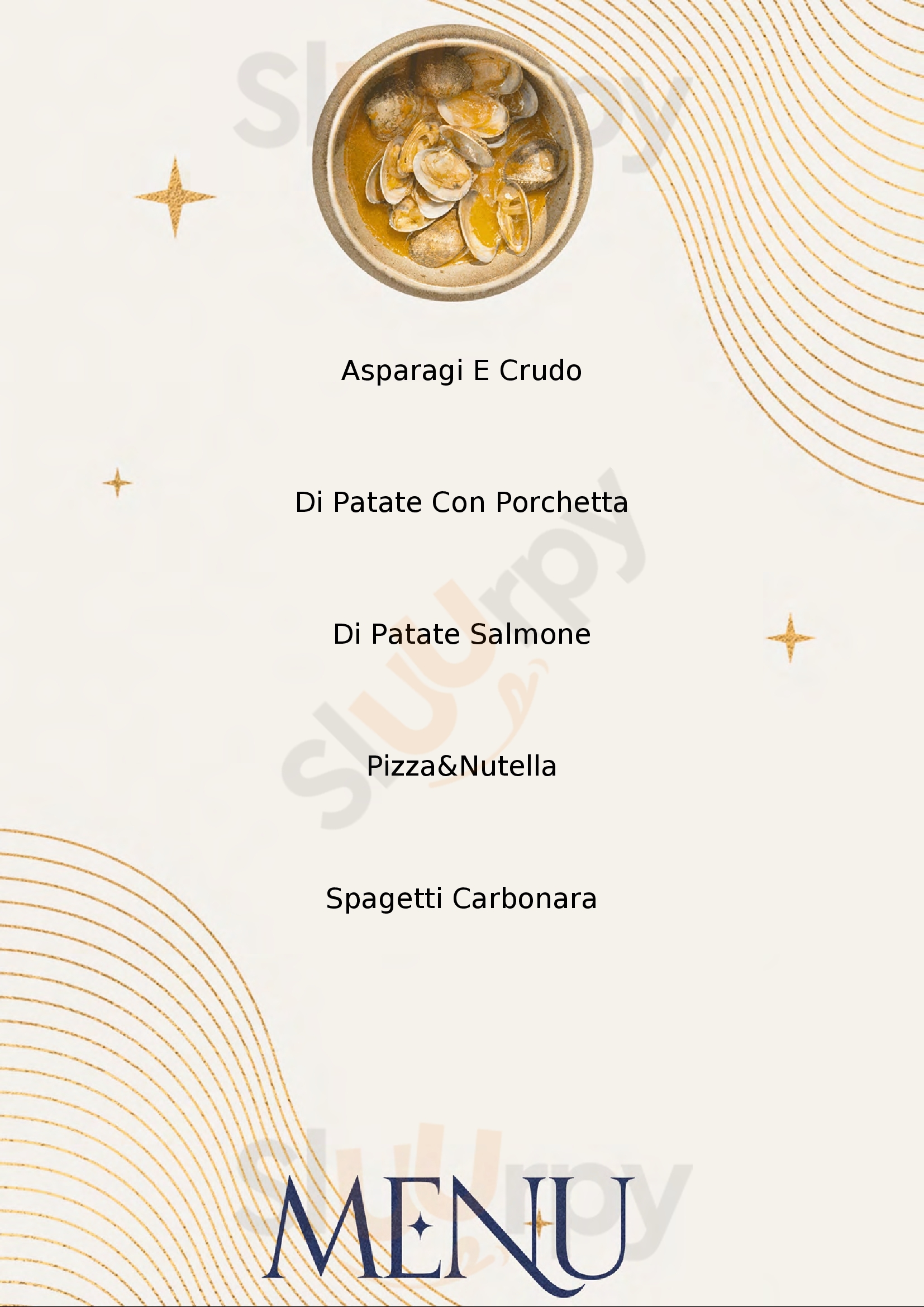 ristorante pizzeria santa croce Roma menù 1 pagina