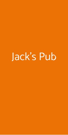 Jack's Pub, Roma