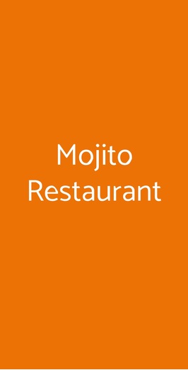 Mojito Restaurant, Roma
