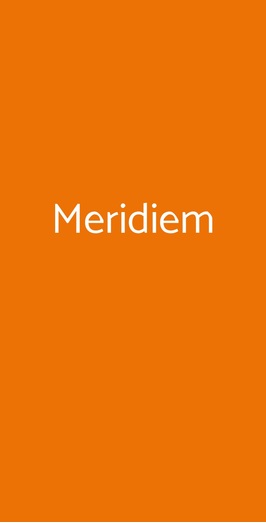 Meridiem