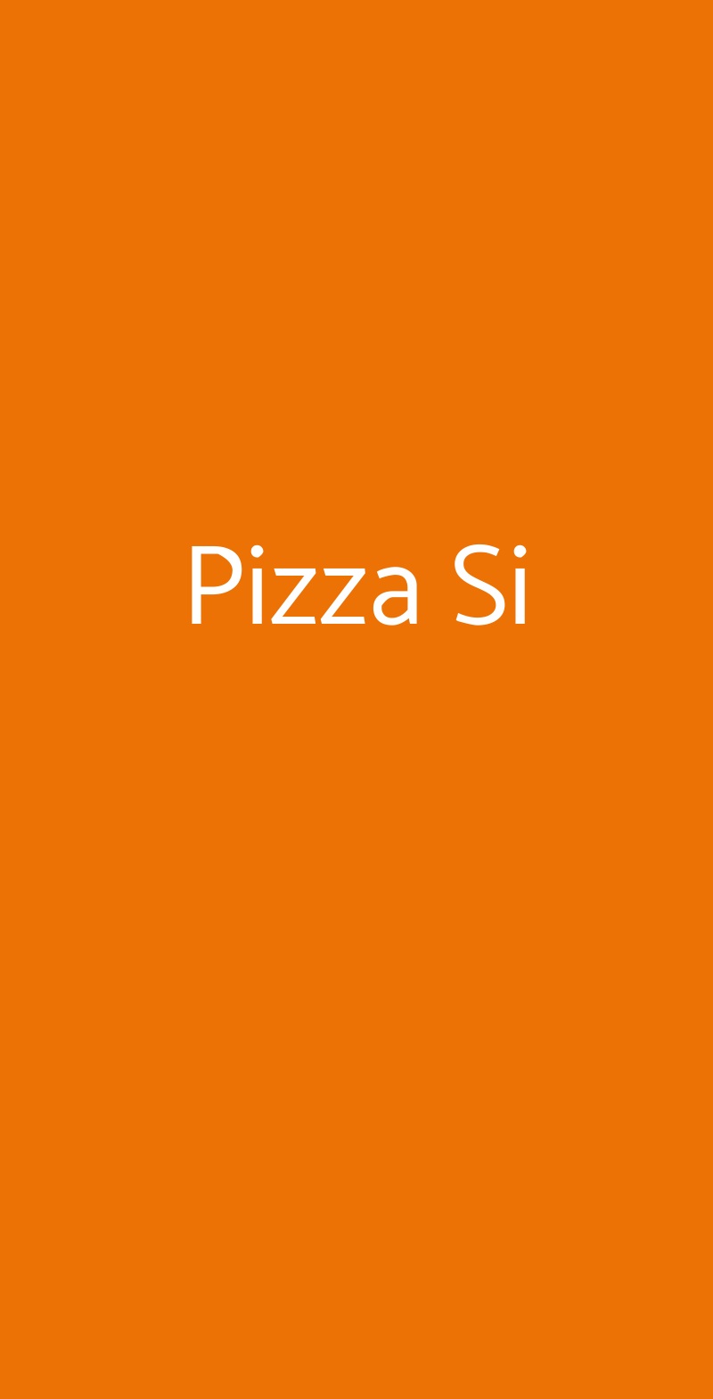 Pizza Si Aosta menù 1 pagina