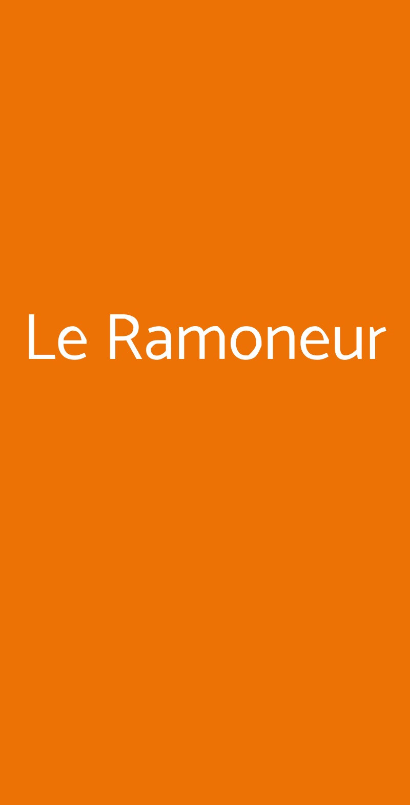 Le Ramoneur, Aosta