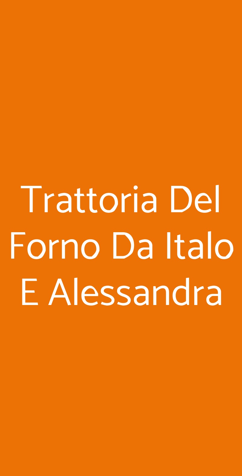 Trattoria Del Forno Da Italo E Alessandra Monte San Savino menù 1 pagina