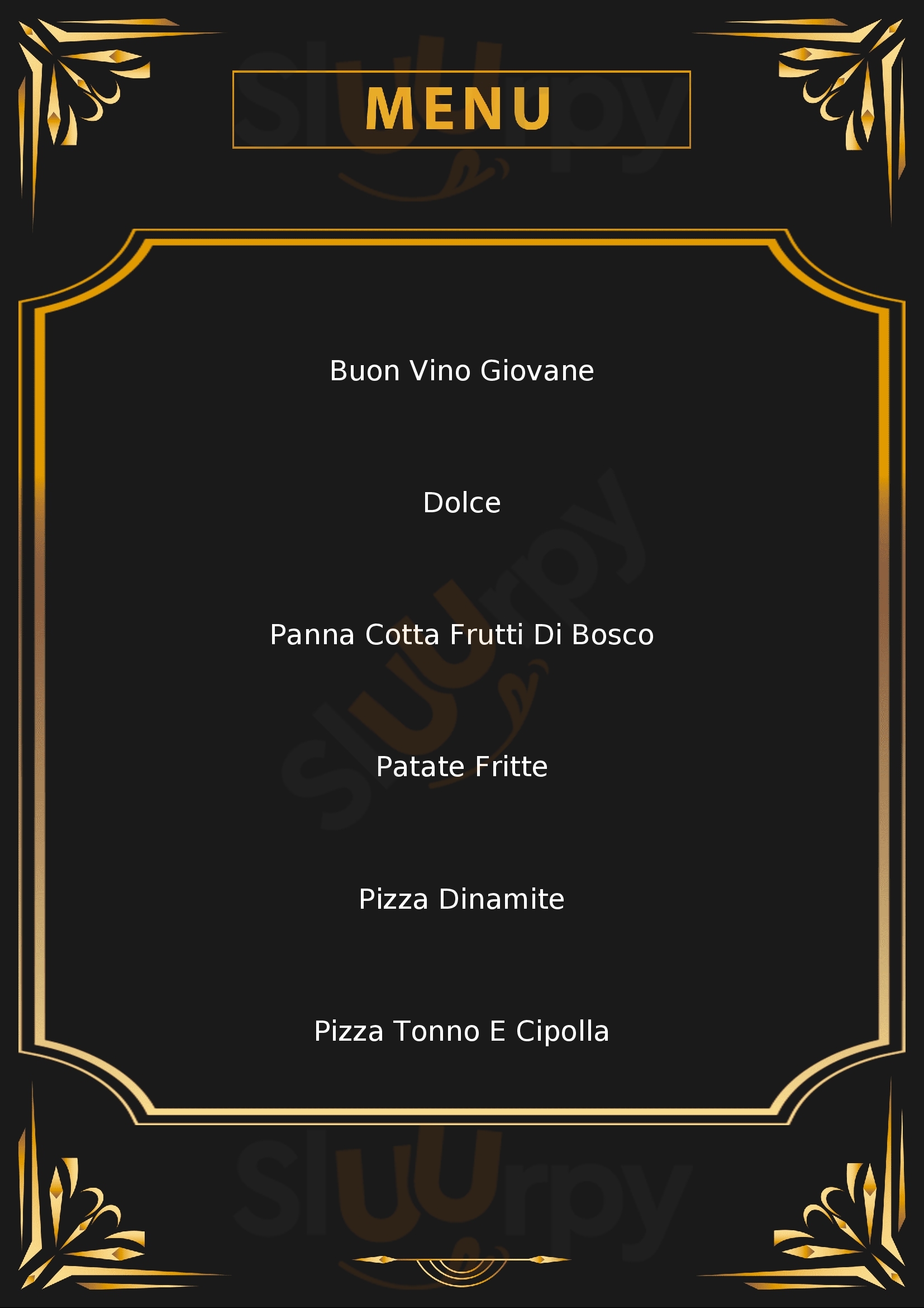 ristorante pizzeria alberotondo Castiglion Fiorentino menù 1 pagina