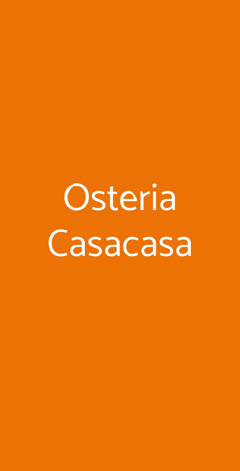 Osteria Casacasa, Grosseto