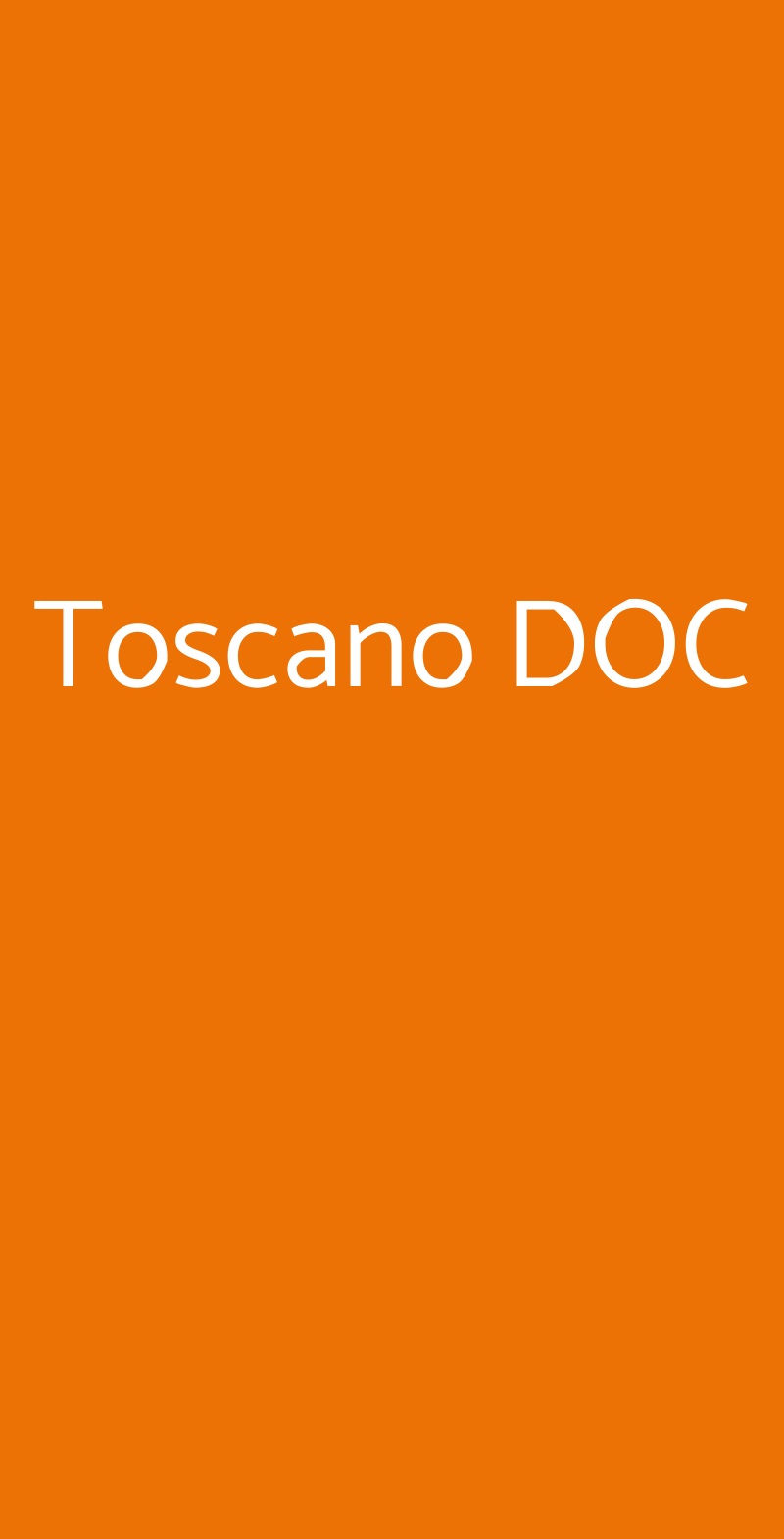 Toscano DOC Montecatini-Terme menù 1 pagina