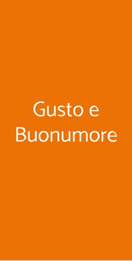 Gusto E Buonumore, Prato