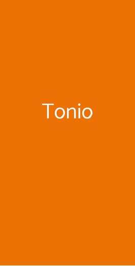 Tonio
