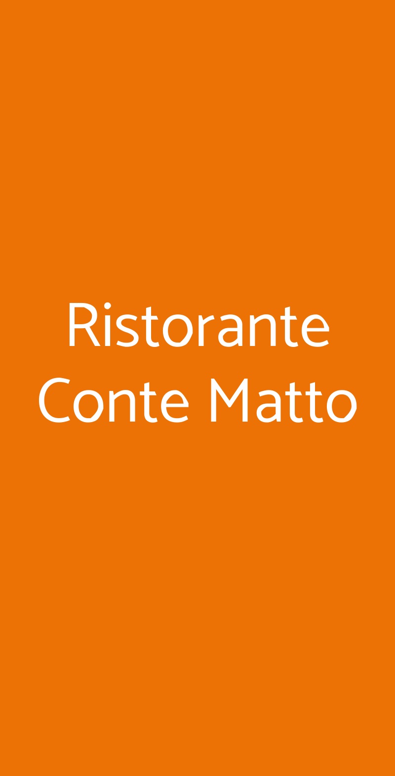 Ristorante Conte Matto Trequanda menù 1 pagina