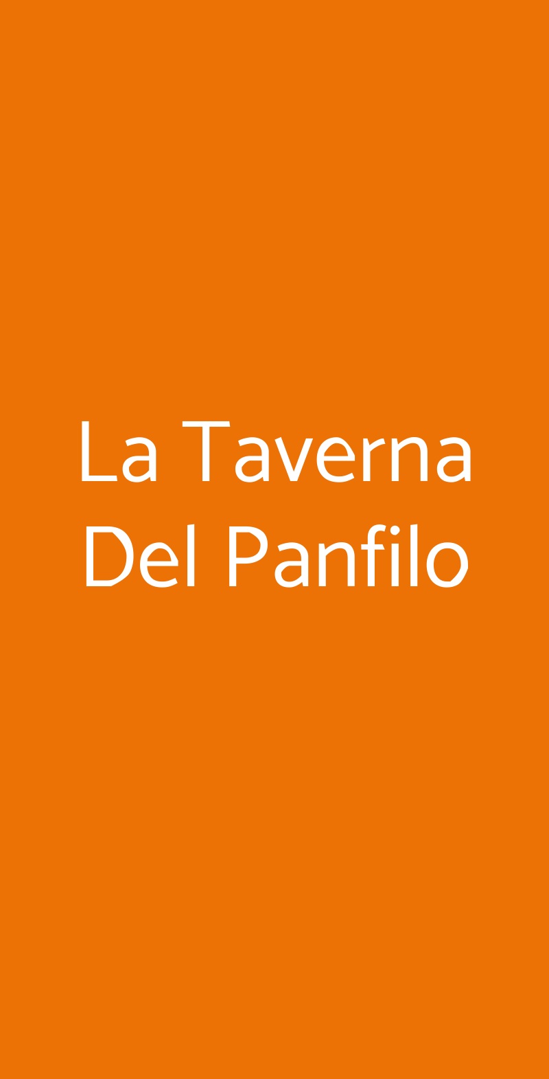 La Taverna Del Panfilo Montalcino menù 1 pagina