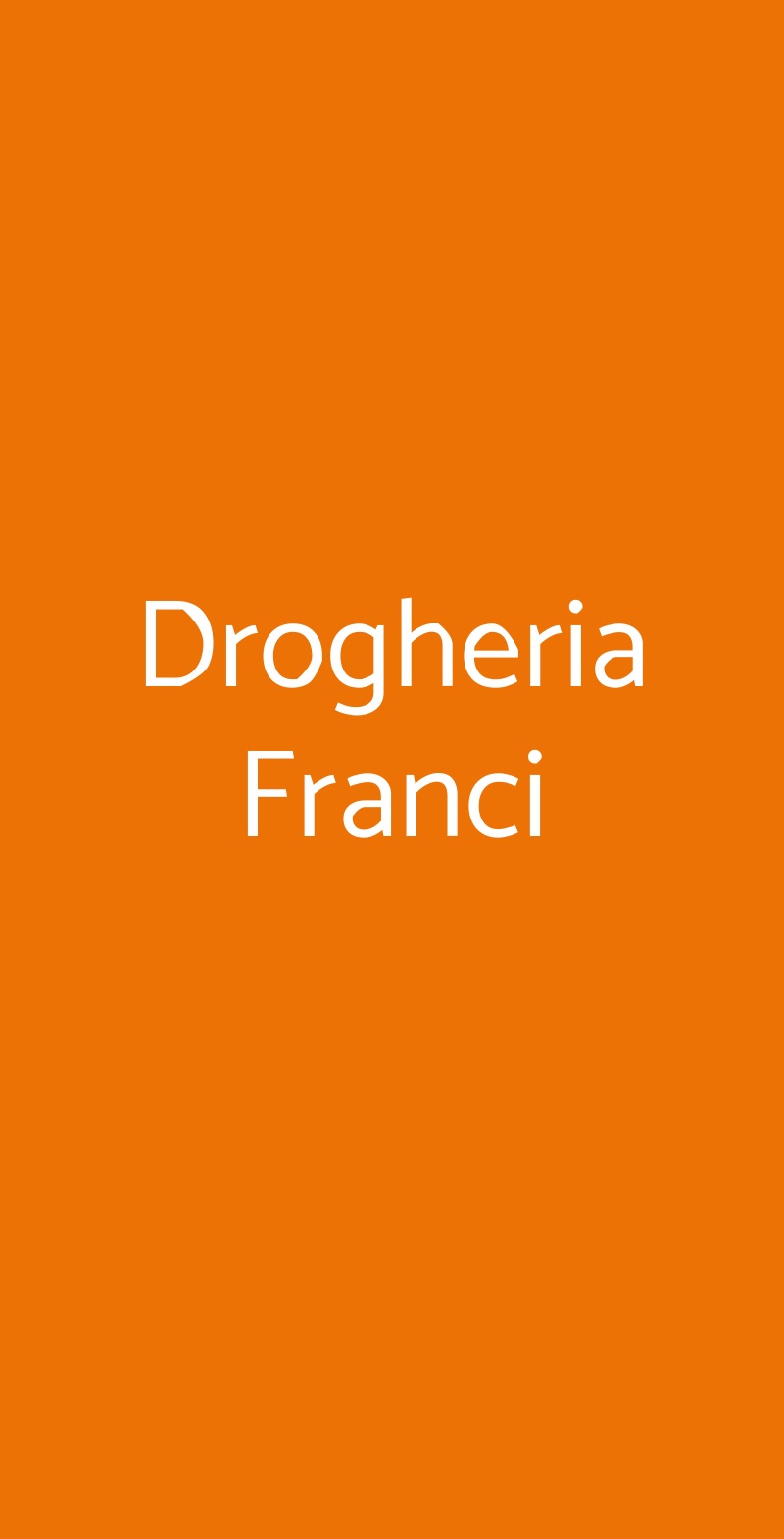 Drogheria Franci Montalcino menù 1 pagina
