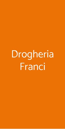 Drogheria Franci, Montalcino